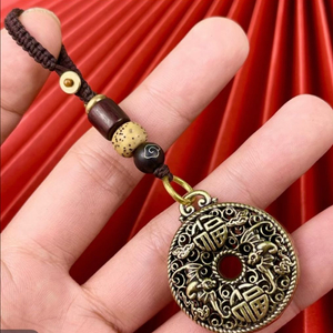 복 동전 앤틱풍 키링