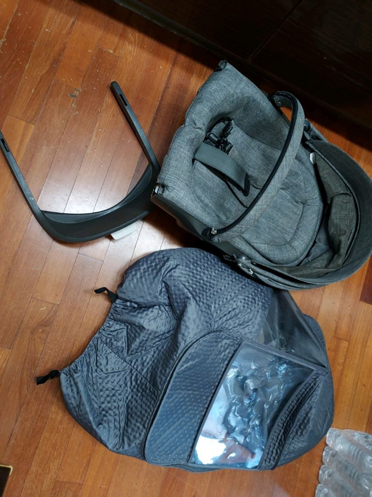 스토케 유모차,신생아시트,바람막이포함 38000원--3