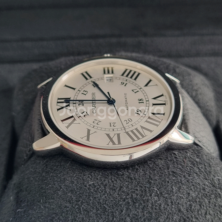 까르띠에 구형 롱드솔로 XL 42mm 오토(2020년식)--5