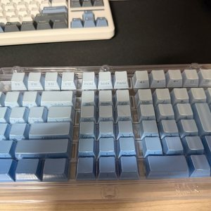 그라데이션 블루 키캡 이미지