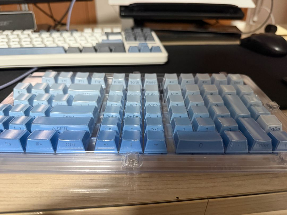 그라데이션 블루 키캡 이미지