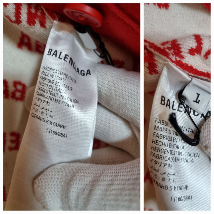 (정품 새상품)발렌시아가 로고 가디건 L*더현대구입*--5