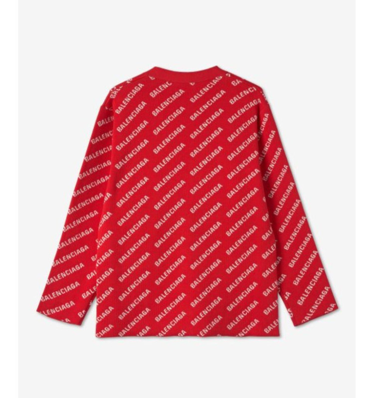 (정품 새상품)발렌시아가 로고 가디건 L*더현대구입*--8