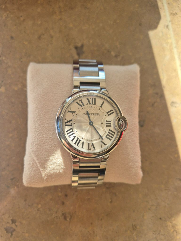 까르띠에 발롱블루 36MM 시계--2