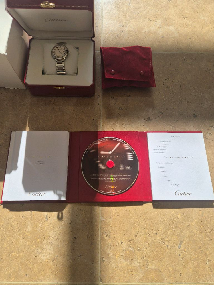 까르띠에 발롱블루 36MM 시계--6