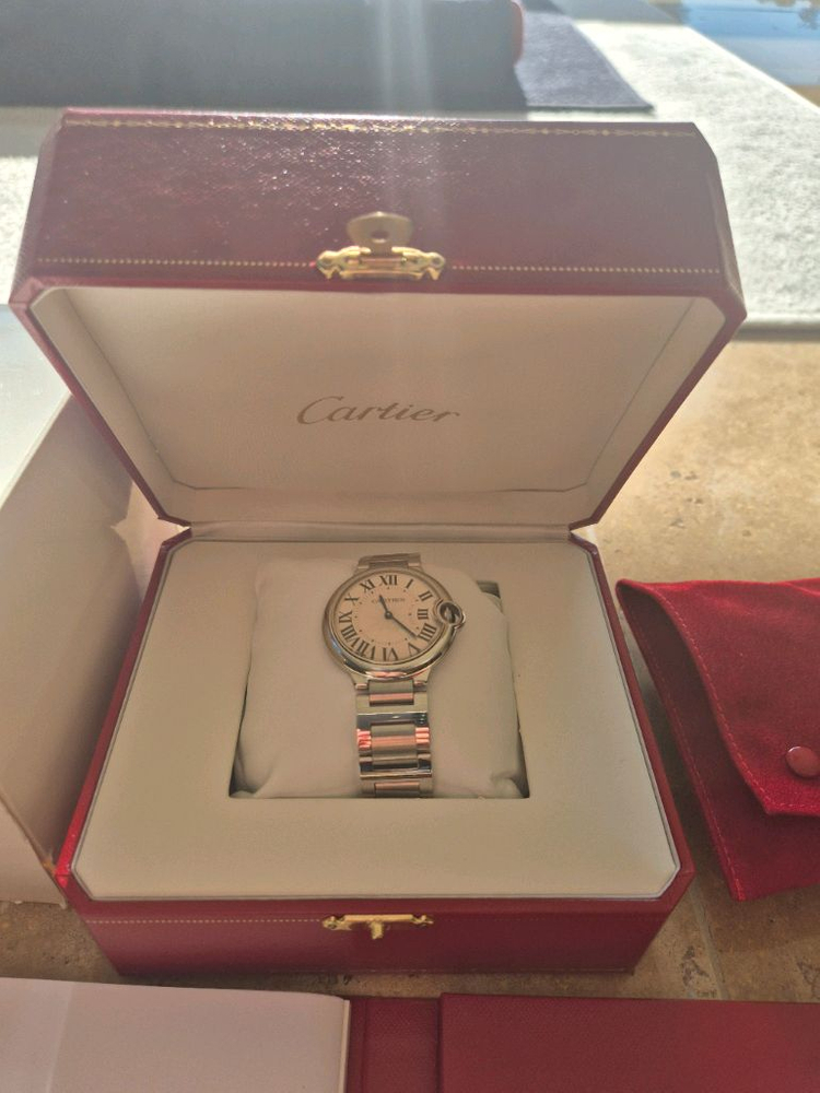 까르띠에 발롱블루 36MM 시계--8