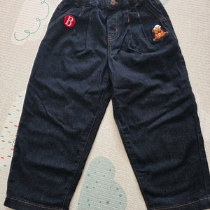 (미착용) 베베드피노 제인 핀턱 데님 팬츠 120사이즈