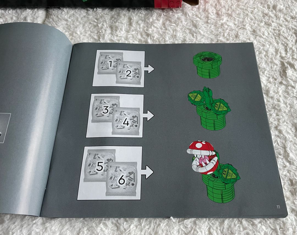 레고 슈퍼마리오 뻐끔플라워 피라냐 꽃 71426--1