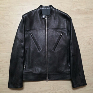 질스튜어트뉴욕 천연 양가죽 라이더 점퍼 L 105정핏 블랙 정가 129만원
