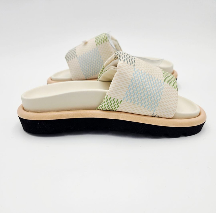 [셀렉트/감정서발급] 루이비통 풀 필로우 체커드 슬라이드 뮬 슬리퍼 이미지