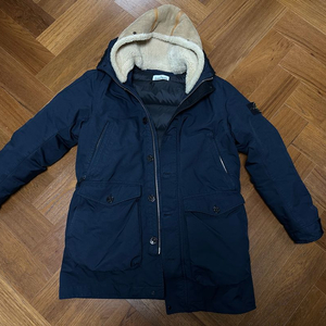 스톤아일랜드 다비드tc 무스탕 양털 패딩 L