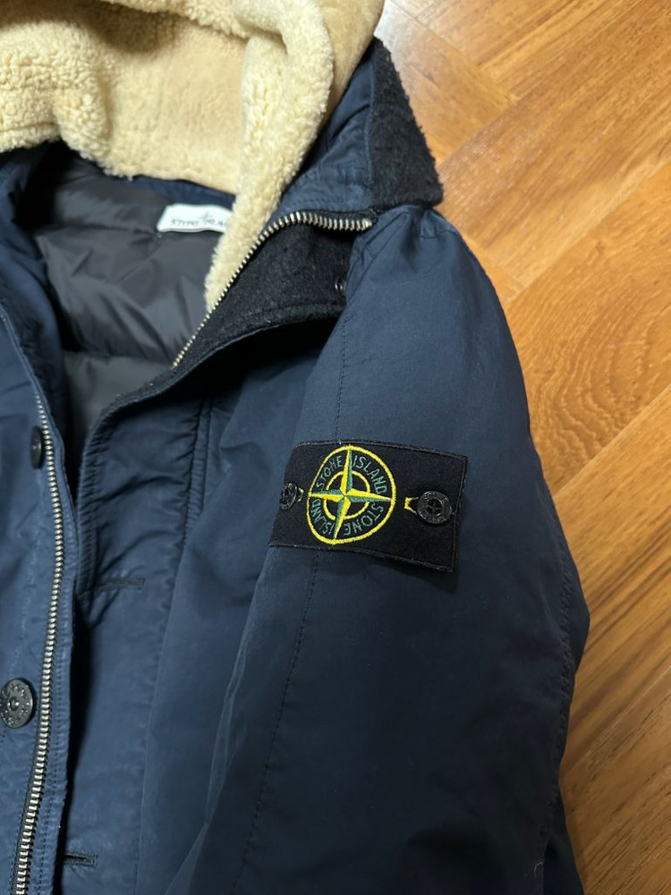 스톤아일랜드 다비드tc 무스탕 양털 패딩 L--1