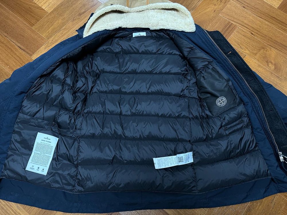 스톤아일랜드 다비드tc 무스탕 양털 패딩 L--3