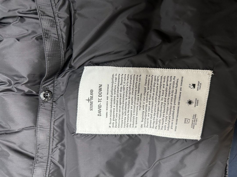 스톤아일랜드 다비드tc 무스탕 양털 패딩 L--4