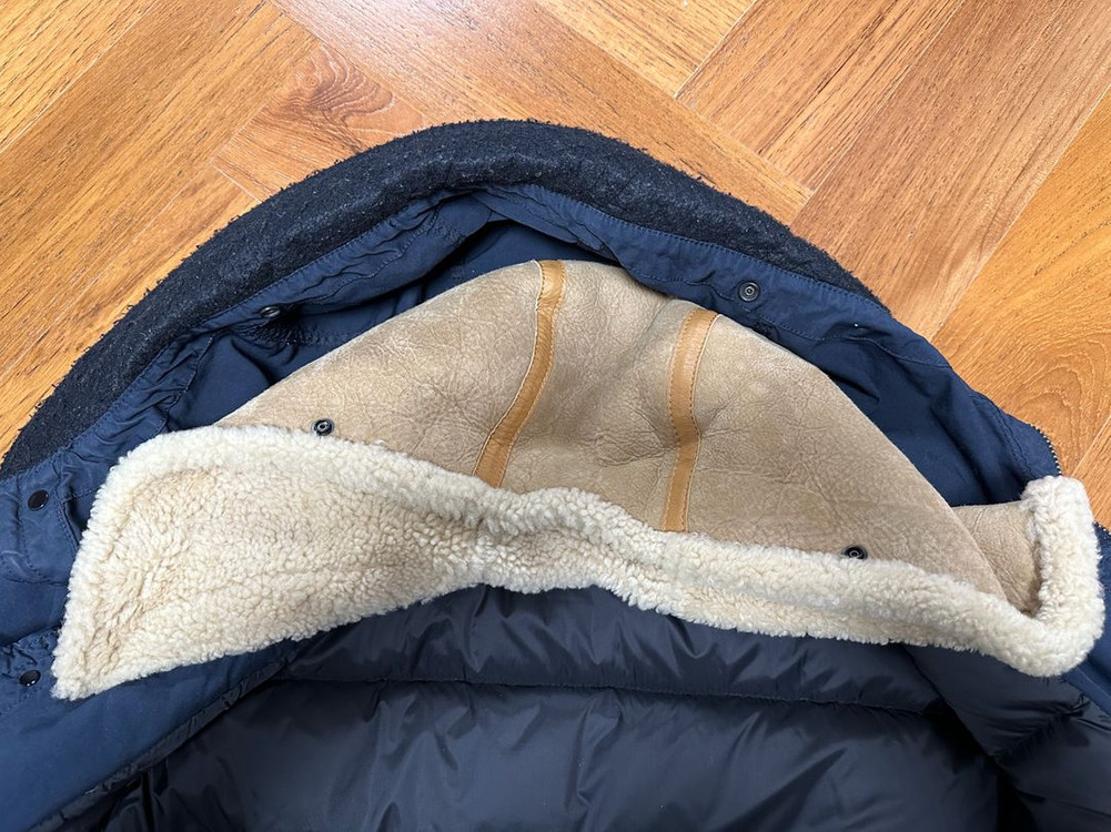 스톤아일랜드 다비드tc 무스탕 양털 패딩 L--5