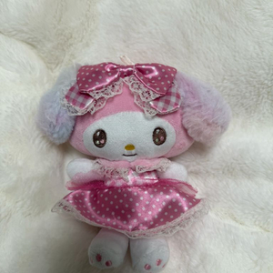 산리오 리본공주 마이멜로디 마스코트 키링 인형 이미지