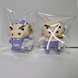 부리부리대마왕 키링 인형 짱구 돼지 짱구는못말려 이미지