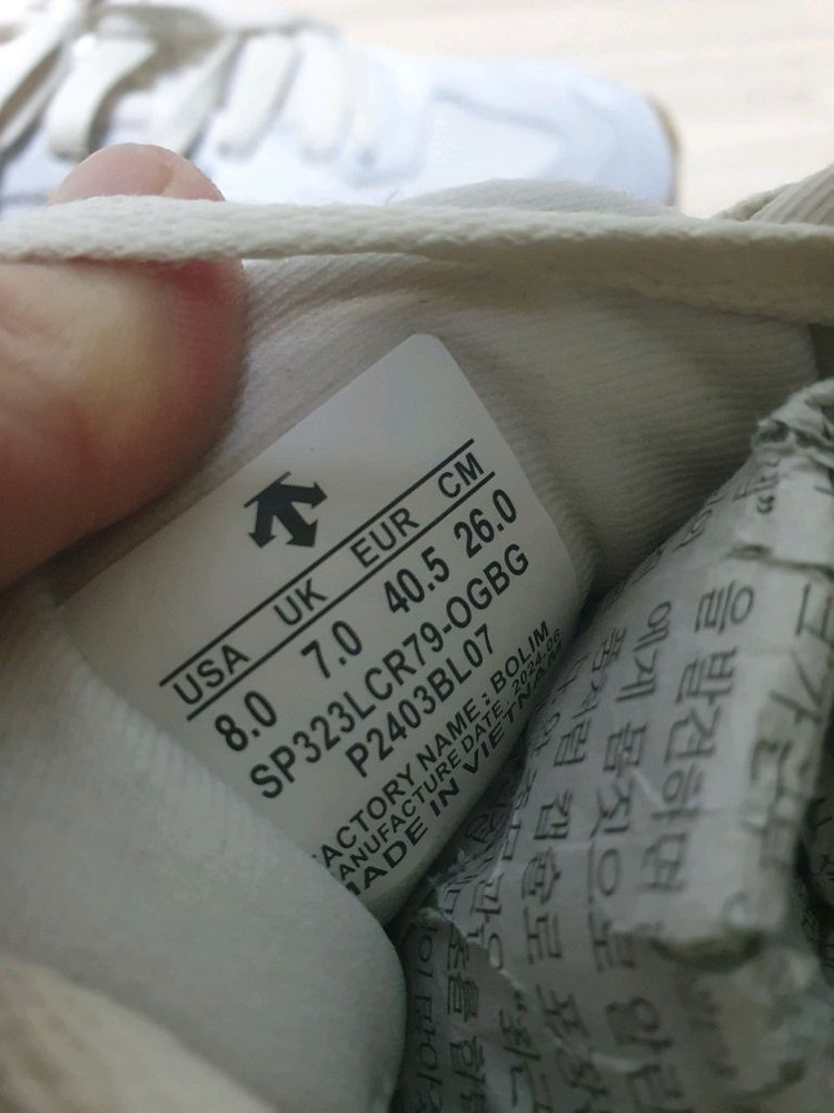 데상트 크론 하이퍼메쉬 운동화 260 이미지