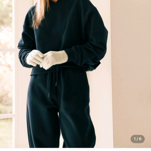 유어네임히얼 유네미 편안한 마린 맨투맨 새상품 프리사이즈 네이비, 그레이