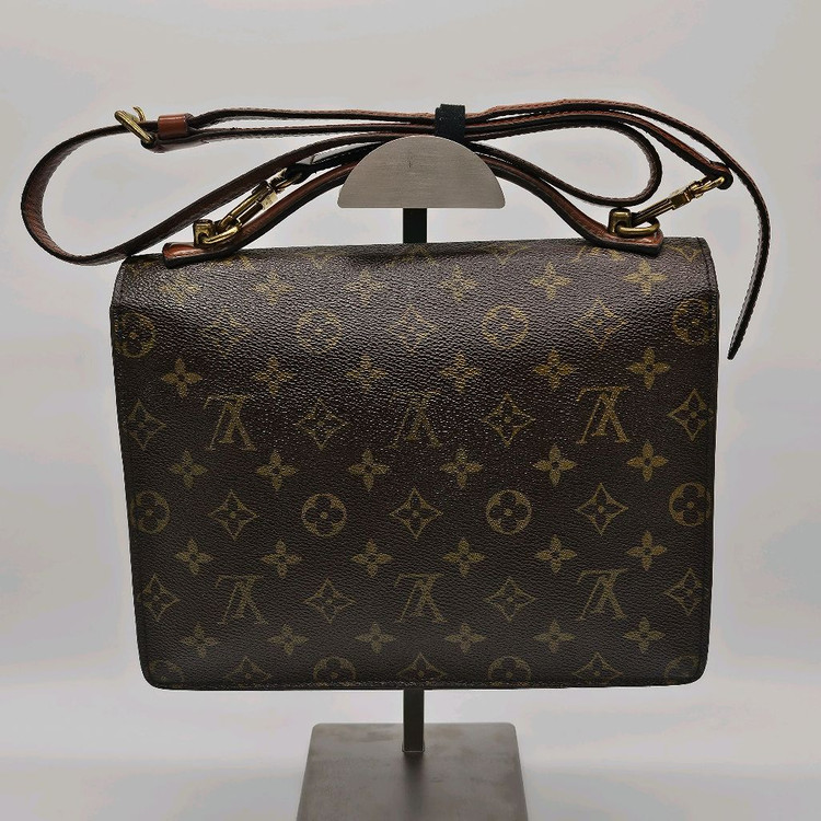 정품 루이비통 몽소 토트 숄더백--2