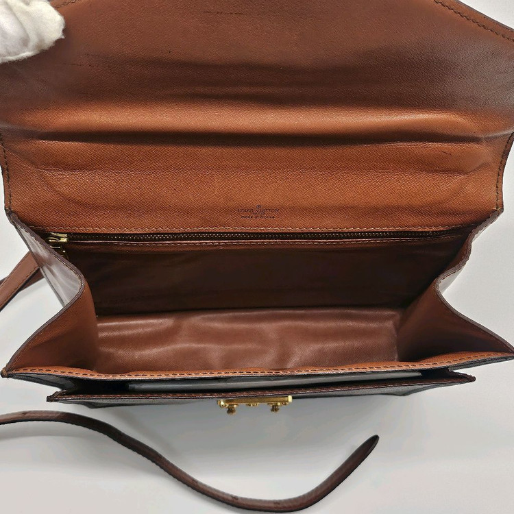 정품 루이비통 몽소 토트 숄더백--8