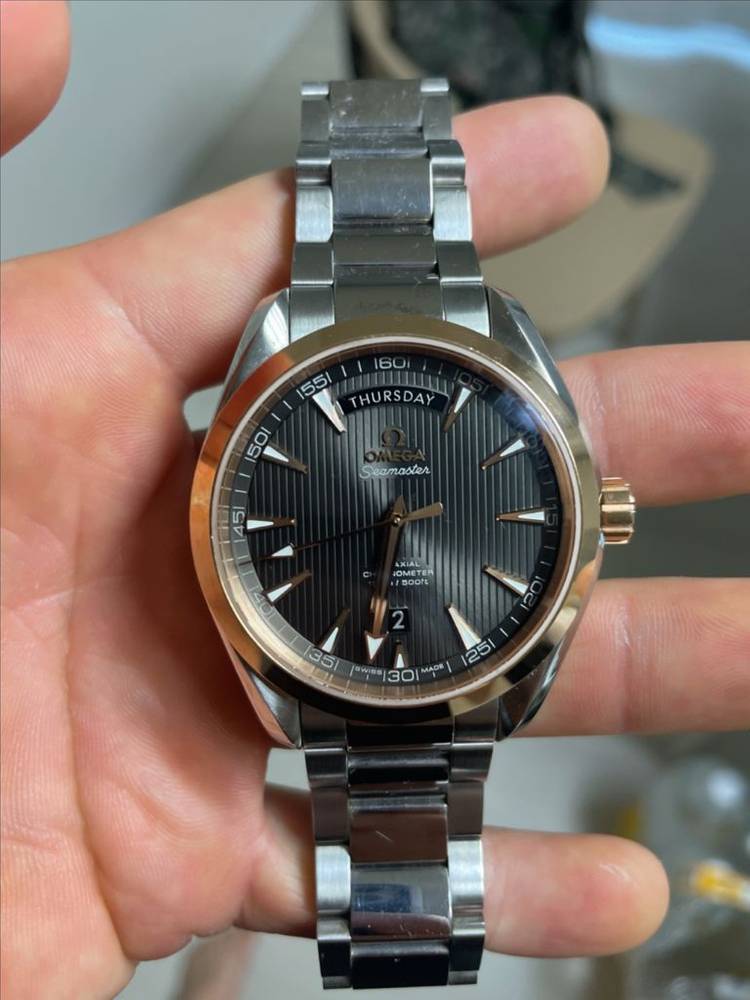 오메가 아쿠아테라 로즈골드 18k 콤비 Ref. 231.23.42.21.06.001 이미지