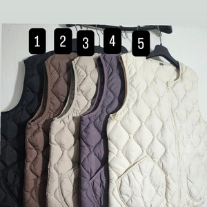 땡처리 특가 남녀공용 조끼패딩 1+1 새상품 판매합니다~