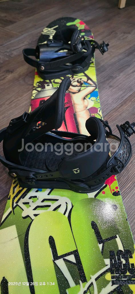 스노우보드 보드세트 acc데크 유니온바인딩 138--1