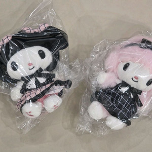 산리오 블랙 그래프 마스코트 홀더 인형 키링 마이멜로디 마이스위트피아노 이미지