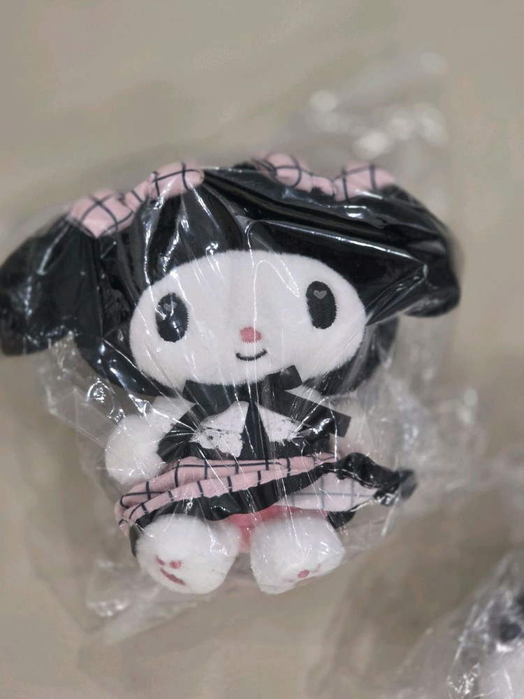 산리오 블랙 그래프 마스코트 홀더 인형 키링 마이멜로디 마이스위트피아노 이미지