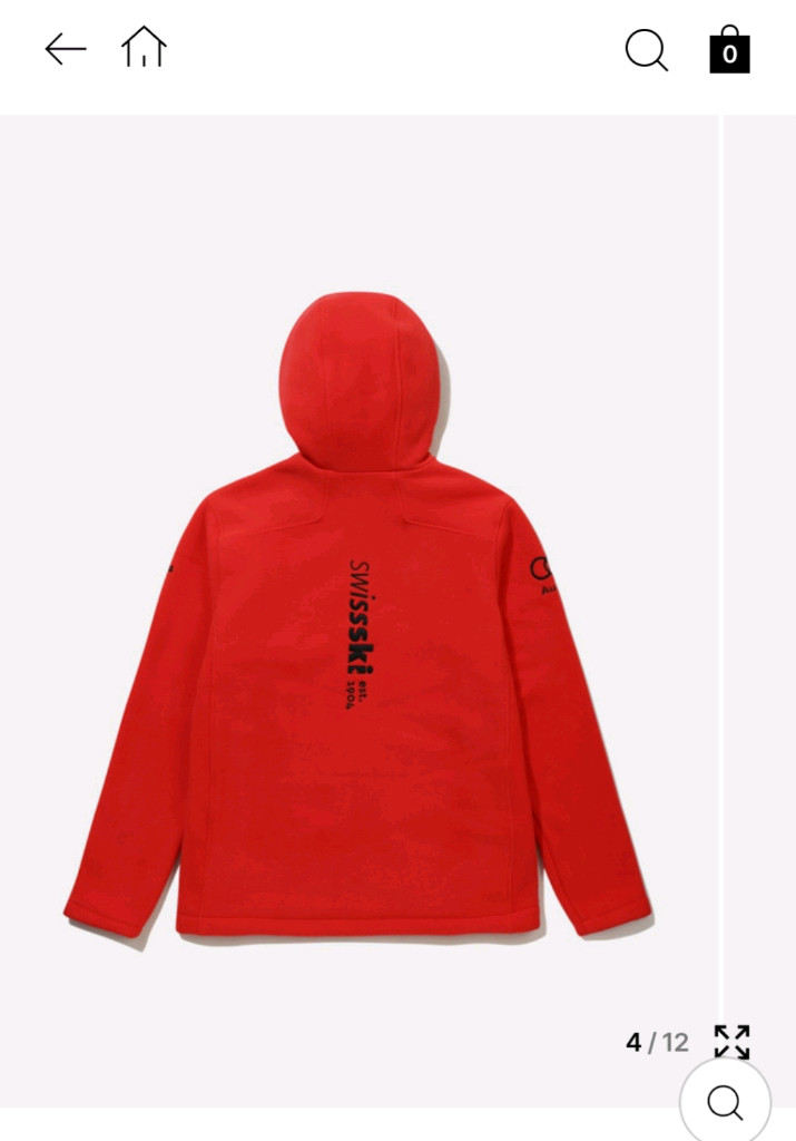 데상트 스위스 스키 본딩 플리스 자켓(90)--4