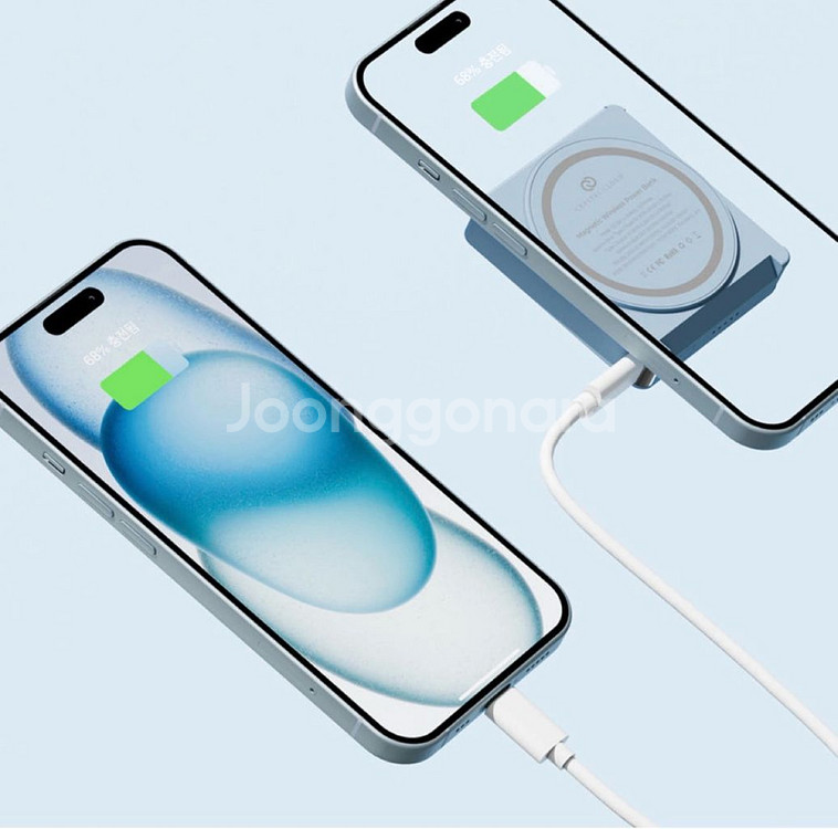 크리스탈클라우드 맥세이프 보조배터리 중고--3