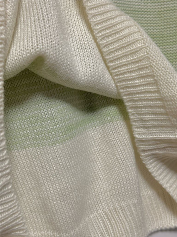 #새상품 : 그라데이션 단가라 크롭 니트 긴팔 봄니트--5