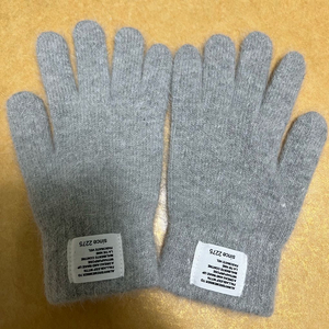 since 2275 앙고라 장갑 (그레이) 새상품