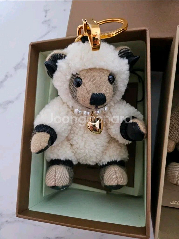 버버리토마스 인형 키링 백참--1