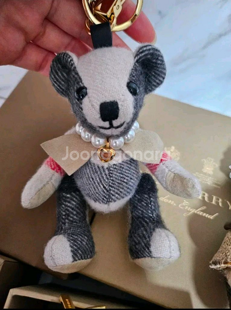 버버리토마스 인형 키링 백참--6