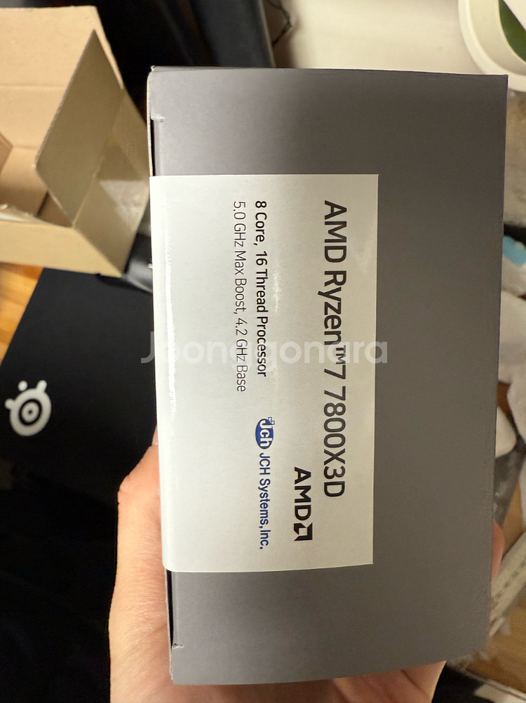 AMD Ryzen 7 7800X3D CPU 정품--1