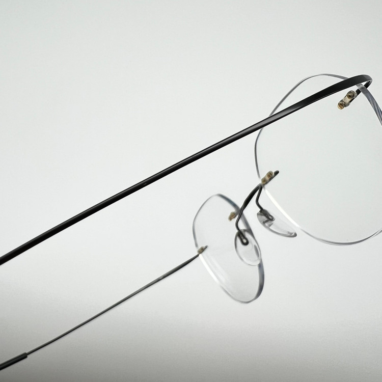 실루엣 무테 5515 블랙 [안경렌즈 10만원 제공] 이미지