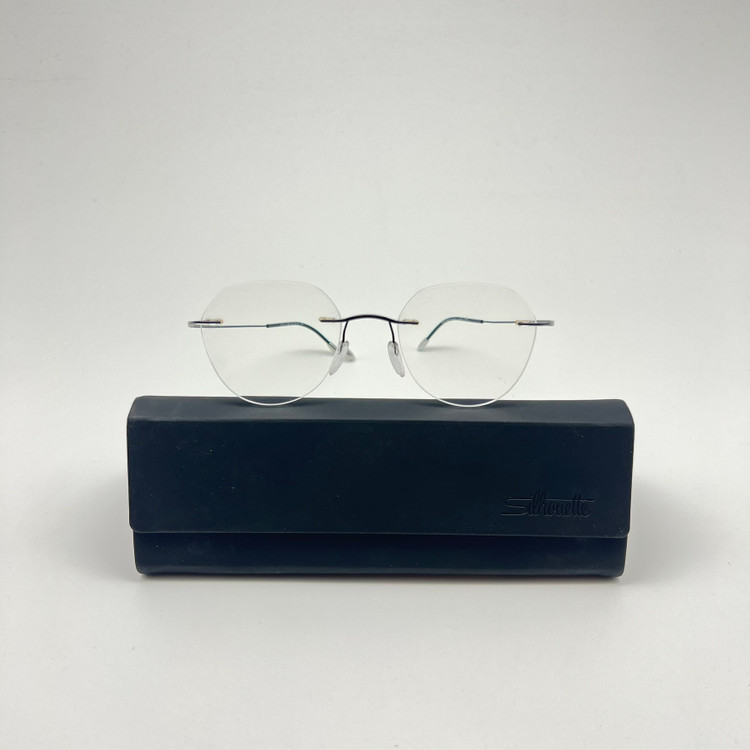 실루엣 무테 5515 블랙 [안경렌즈 10만원 제공] 이미지