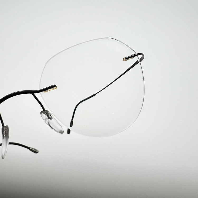 실루엣 무테 5515 블랙 [안경렌즈 10만원 제공] 이미지