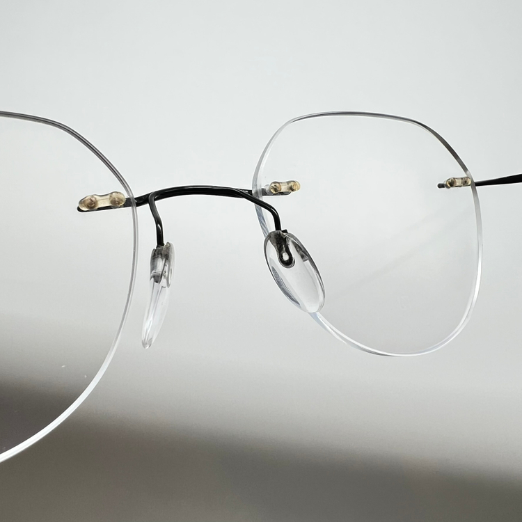 실루엣 무테 5515 블랙 [안경렌즈 10만원 제공] 이미지