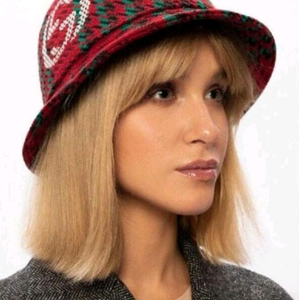 새상품 정품 GUCCI 트위드 울 버킷햇/L 이미지