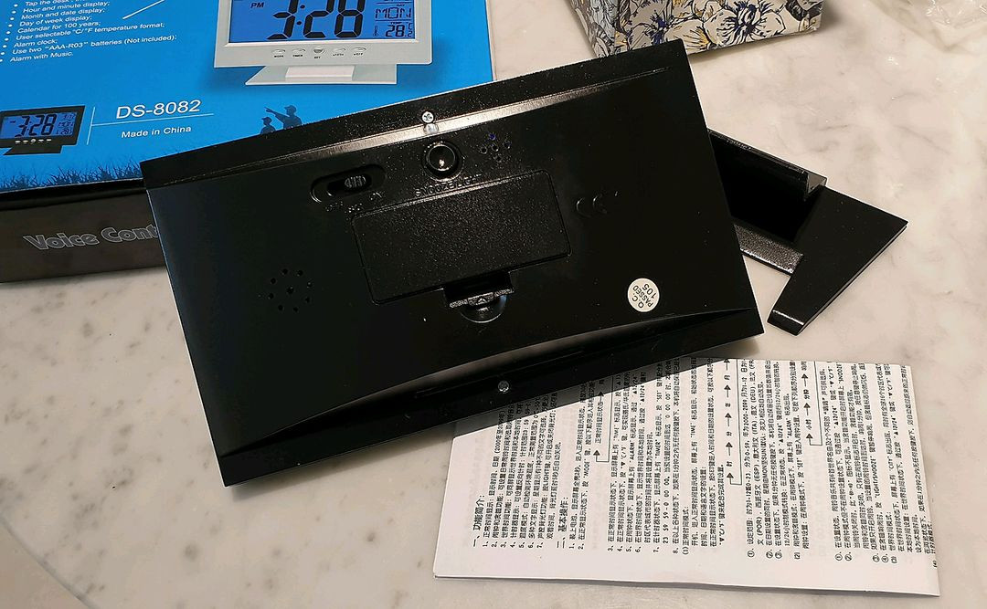 신기한 LCD 탁상 시계. 달력. 온도계 기능 이미지