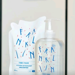 프랭클린 비건 아기주방세제 리필 450ml 5개