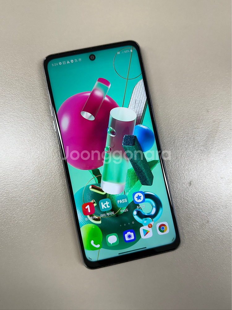 LG Q92 화이트 미파손 무잔상 A급 단말기 초가성비 실사용추천--1