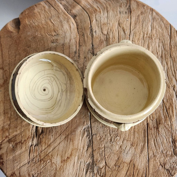 앤틱프랑스접시 프랑스라이언팟 라이언볼 빈티지라이언볼 프렌치 사르규민 튜린--2