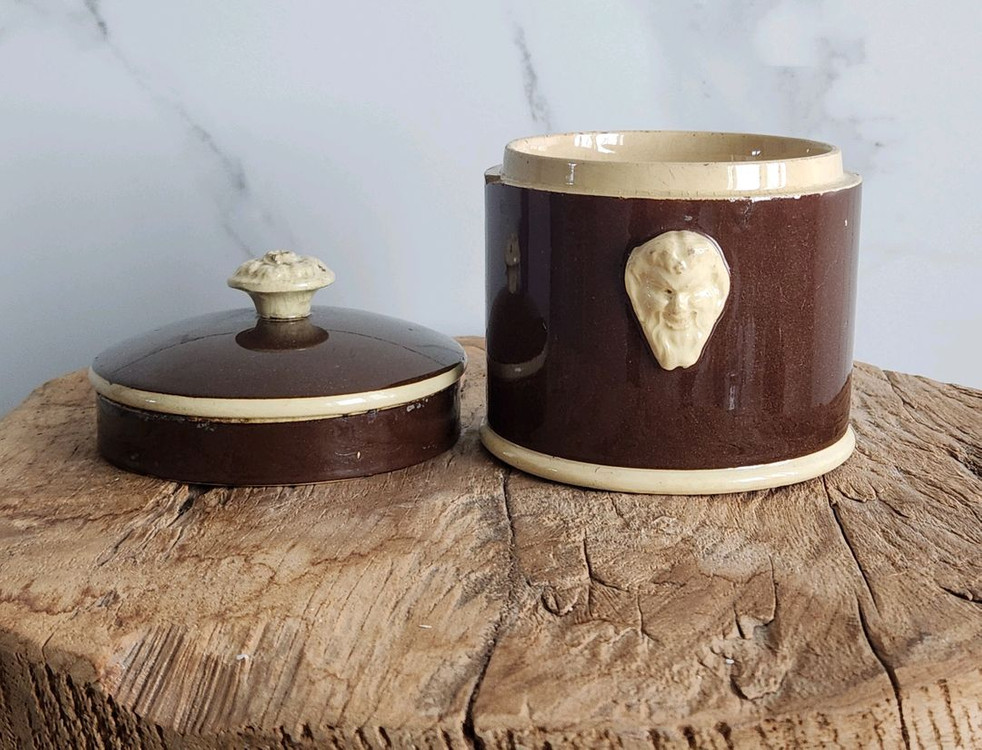 앤틱프랑스접시 프랑스라이언팟 라이언볼 빈티지라이언볼 프렌치 사르규민 튜린--3