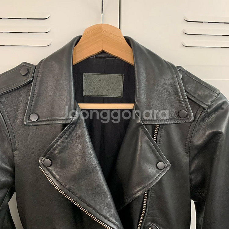 올세인츠 양가죽 라이더자켓--1