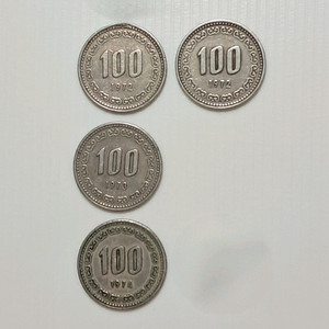 100원 동전(72~74년도)