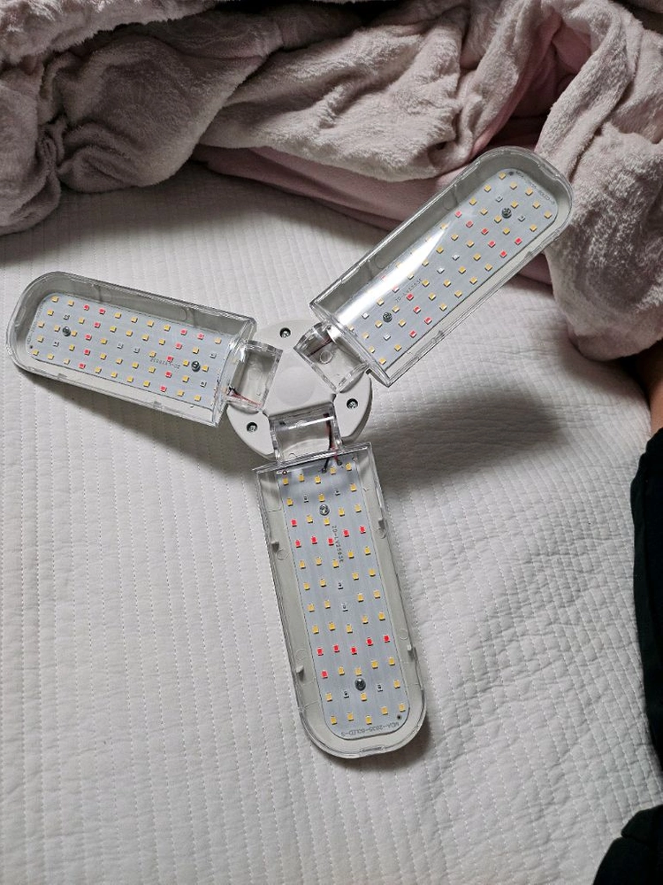 선풍기형 LED 식물등 이미지